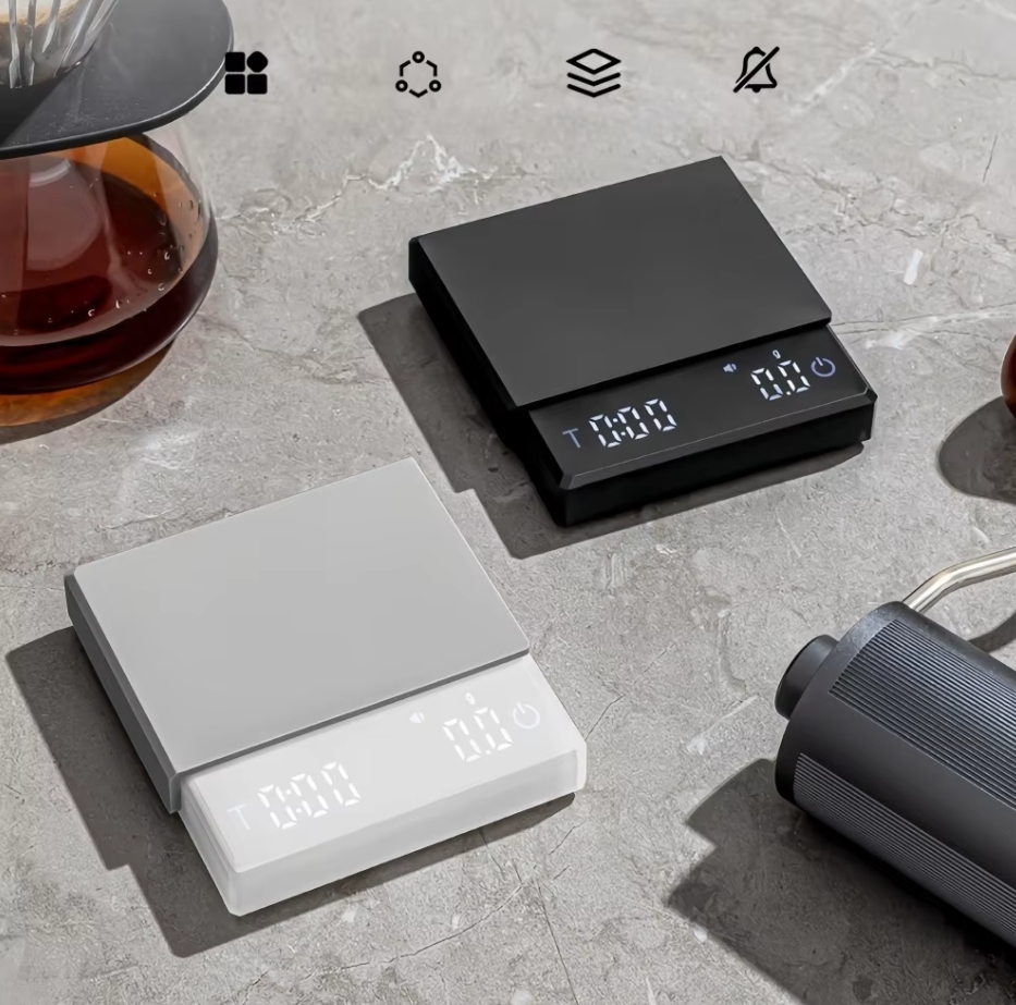 Kitchen Gadgets Electronic - ميزان قهوة إلكتروني صغير ذكي لقياس