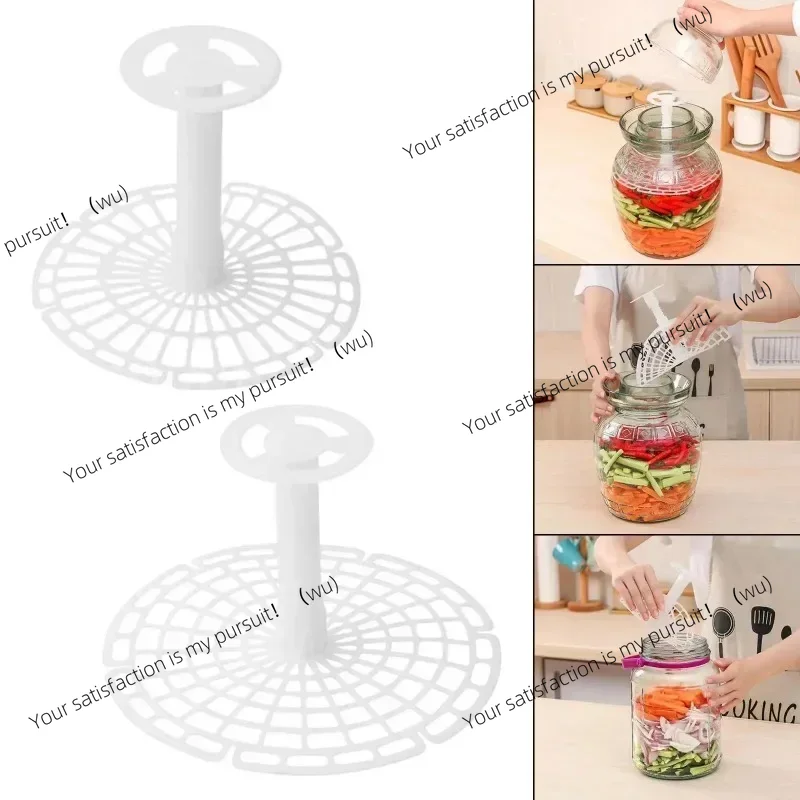 Kitchen Gadgets Made In Usa - حامل بلاستيكي قابل للضغط، مناسب لبرطمانات
