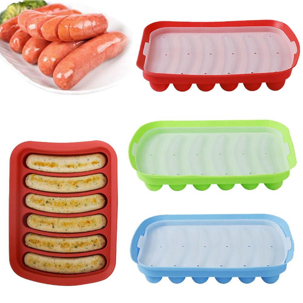 Kitchen Gadgets Made In Usa - قالب سيليكون لصنع النقانق يدويًا، أداة