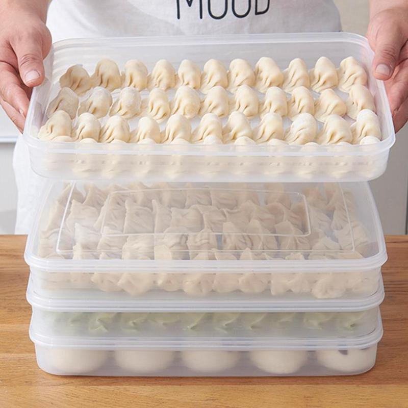 Kitchen Gadgets Storage - صندوق تخزين شفاف للمطبخ، منظم للثلاجة،