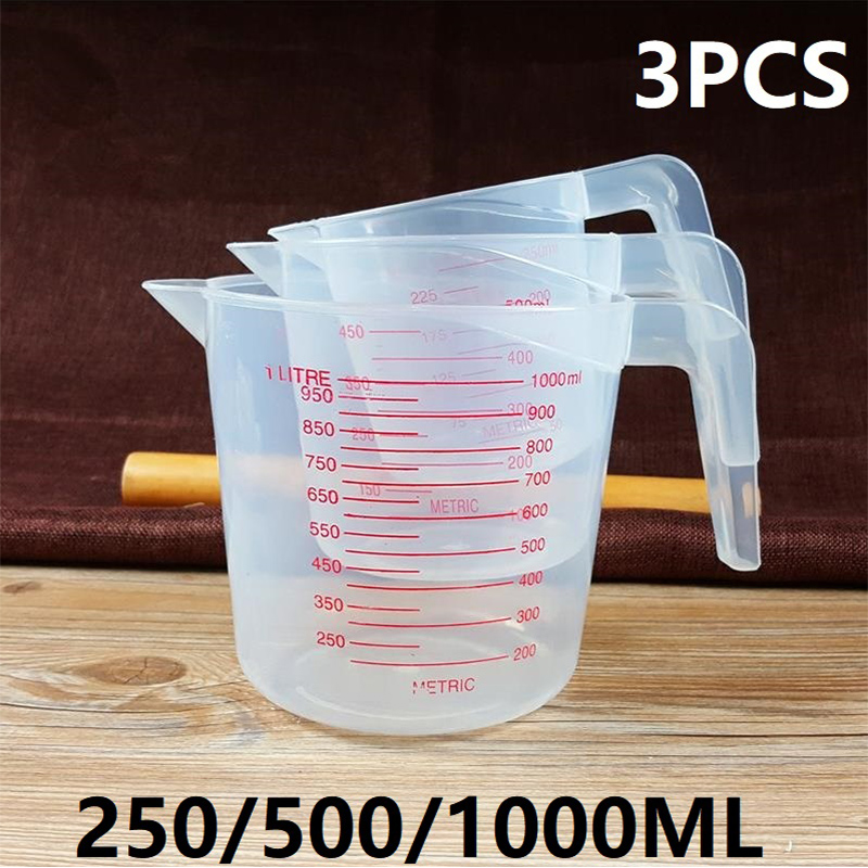 Kitchen Gadgets Under 500 - 3 قطعة 250/500/1000 مللي قياس كوب