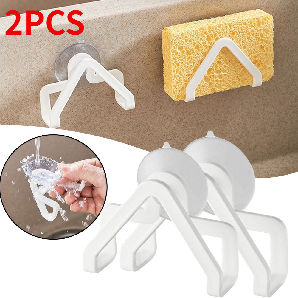 Kitchen Gadgets Holder - 2 قطعة/المجموعة الإسفنج بالوعة رف الإسفنج