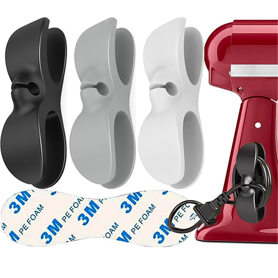 Kitchen Gadgets Holder - منظم كابل لاصق لأجهزة المطبخ ،