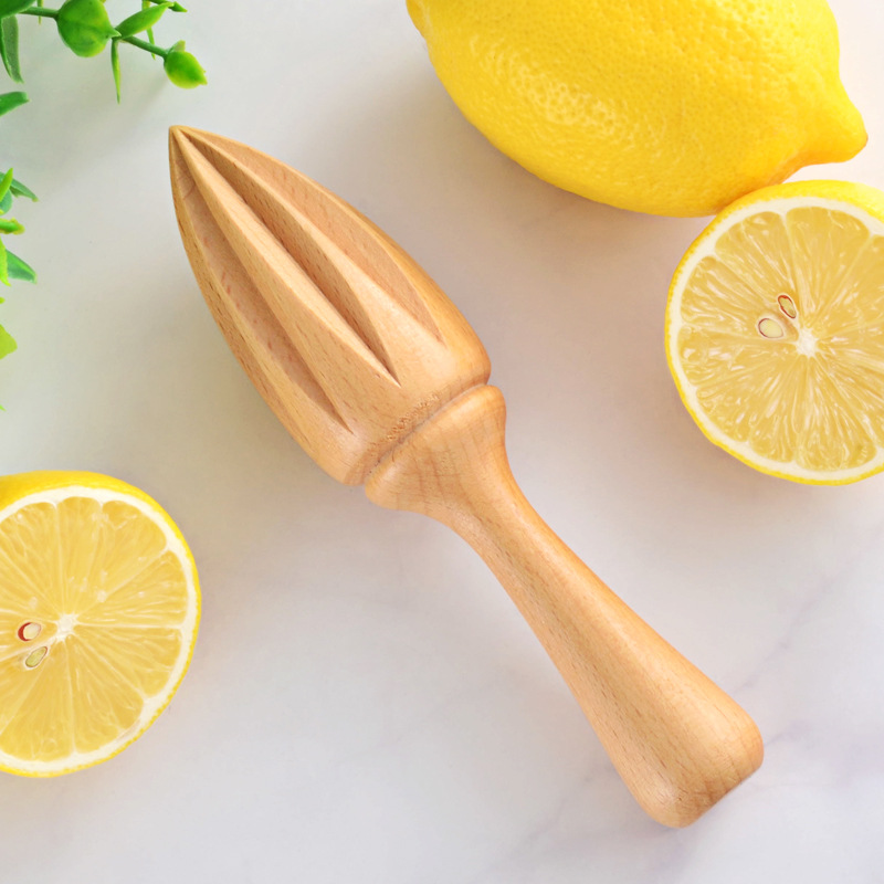 Kitchen Gadgets Made In Usa - مخرطة الحمضيات الخشبية، عصارة ليمون مصنوعة
