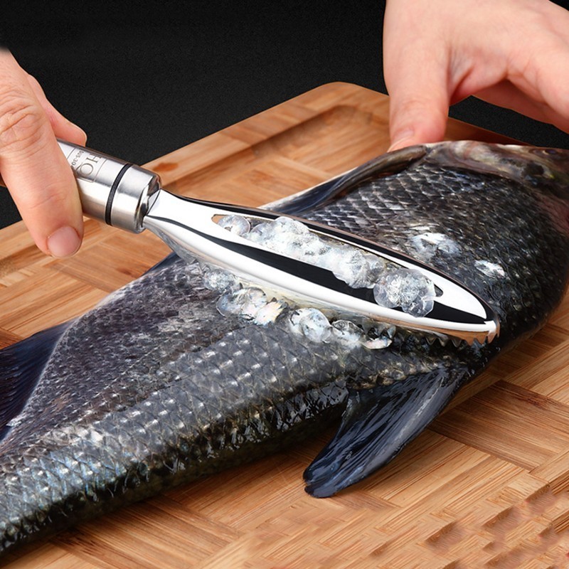 Kitchen Gadgets For Seniors - موازين السمك غير القابل للصدأ كشط