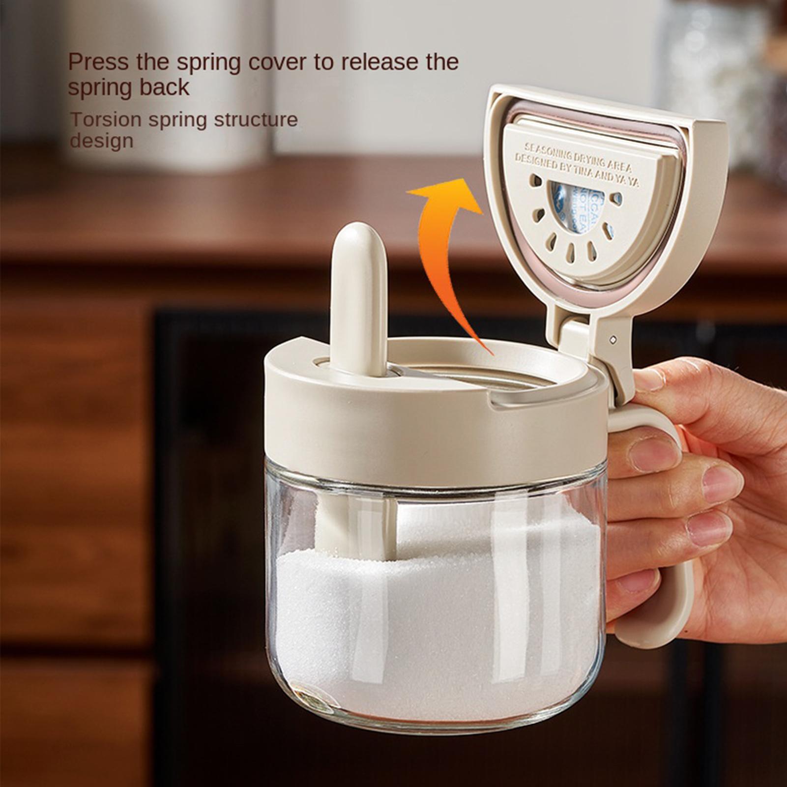 Kitchen Gadgets Storage - وعاء توابل مانع للتسرب لتخزين الملح