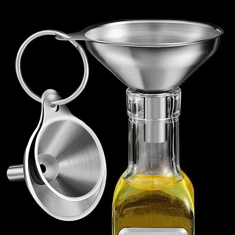 3/5 قطعة قمع المطبخ الفولاذ ال - مراجعة Kitchen Gadgets Latest وسعره