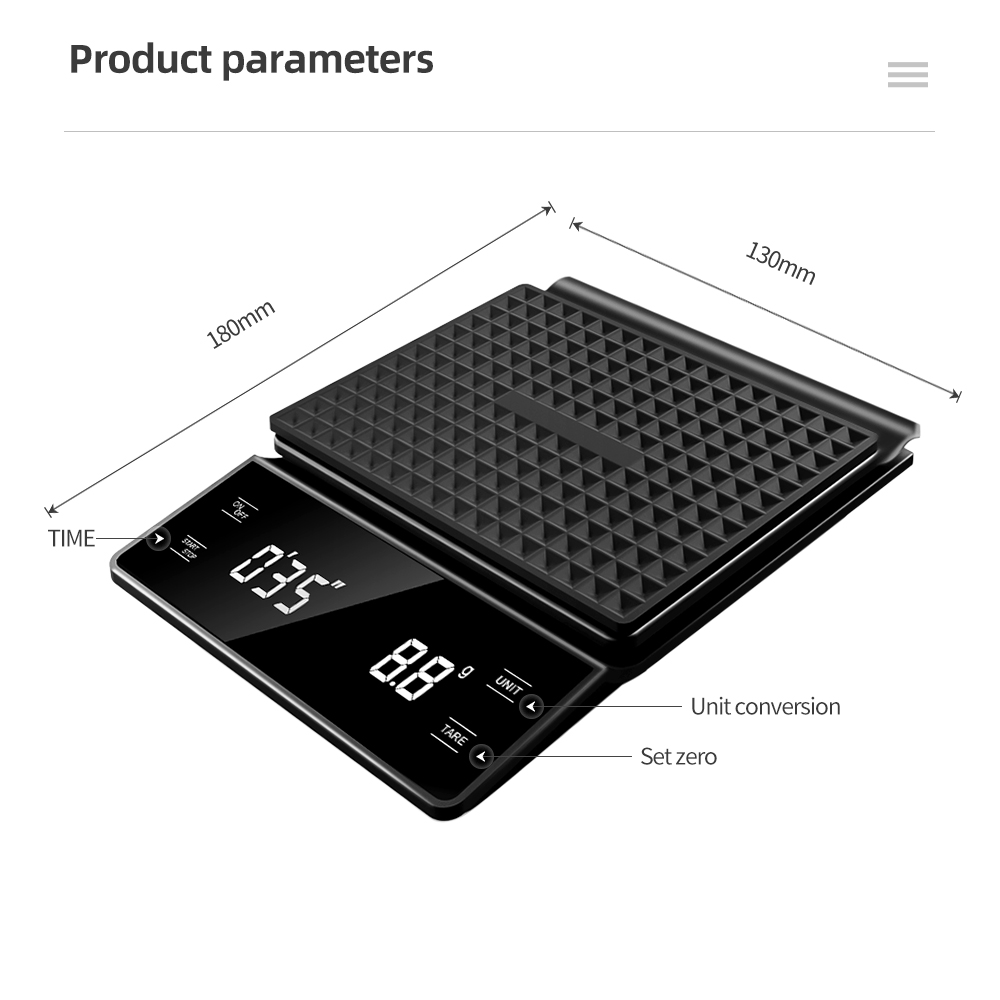 ميزان قهوة إلكتروني ذكي عالي ا - مراجعة Kitchen Gadgets Electronic وسعره