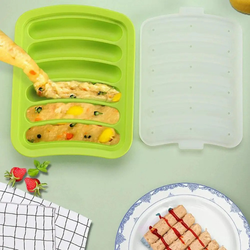 قالب سيليكون لصنع النقانق بنفس - مراجعة Kitchen Gadgets Made In Usa وسعره