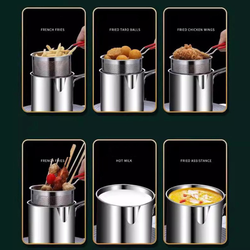 مقلاة عميقة من الفولاذ المقاوم - مراجعة Kitchen Gadgets Electronic وسعره