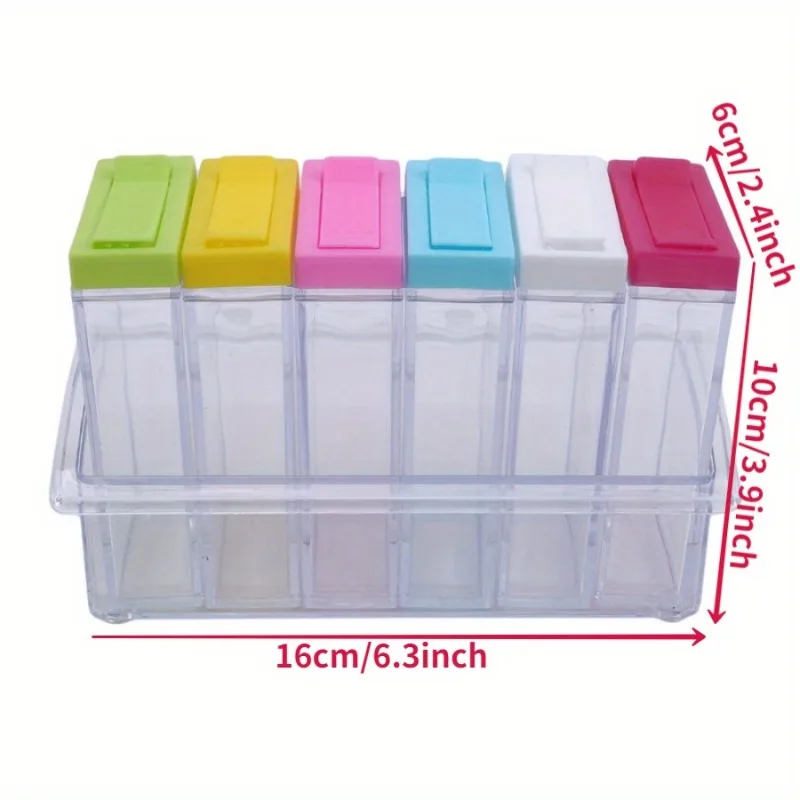 صندوق توابل شفاف بستة شبكات، م - مراجعة Kitchen Gadgets Storage وسعره