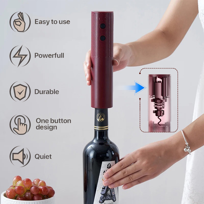 فتاحة زجاجات النبيذ الأوتوماتي - مراجعة Kitchen Gadgets Latest وسعره
