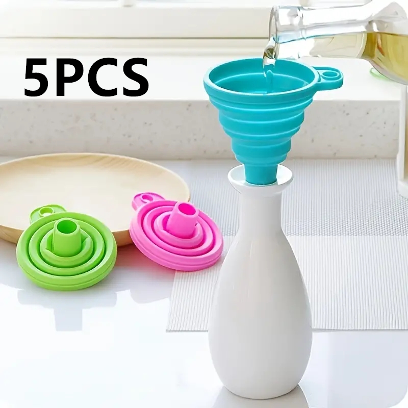 قمع سيليكون قابل للطي متعدد ال - مراجعة Kitchen Gadgets Latest وسعره