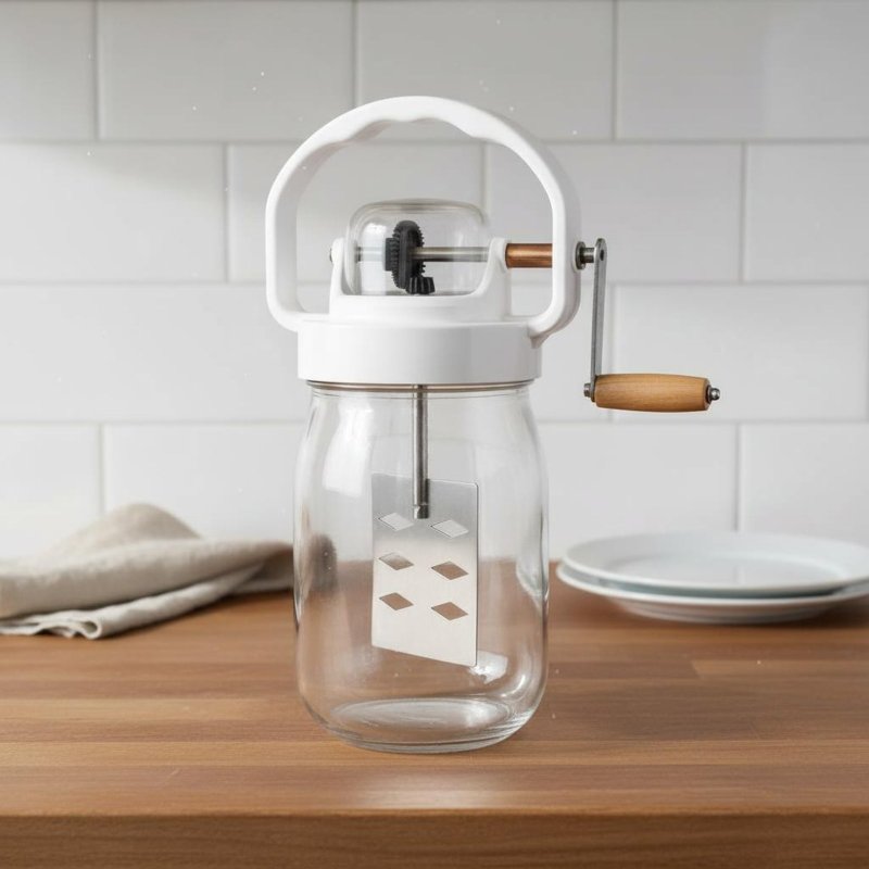 مخفقة زبدة يدوية سهلة التنظيف، - مراجعة Kitchen Hand Gadgets وسعره