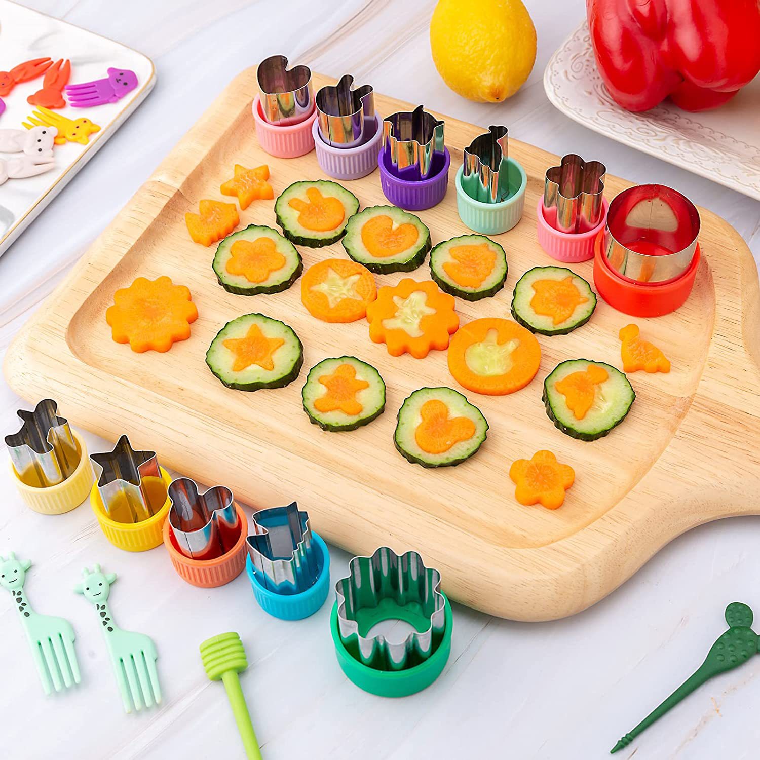 مجموعة أشكال قطاعة الخضراوات ا - مراجعة Kitchen Gadgets Smart وسعره