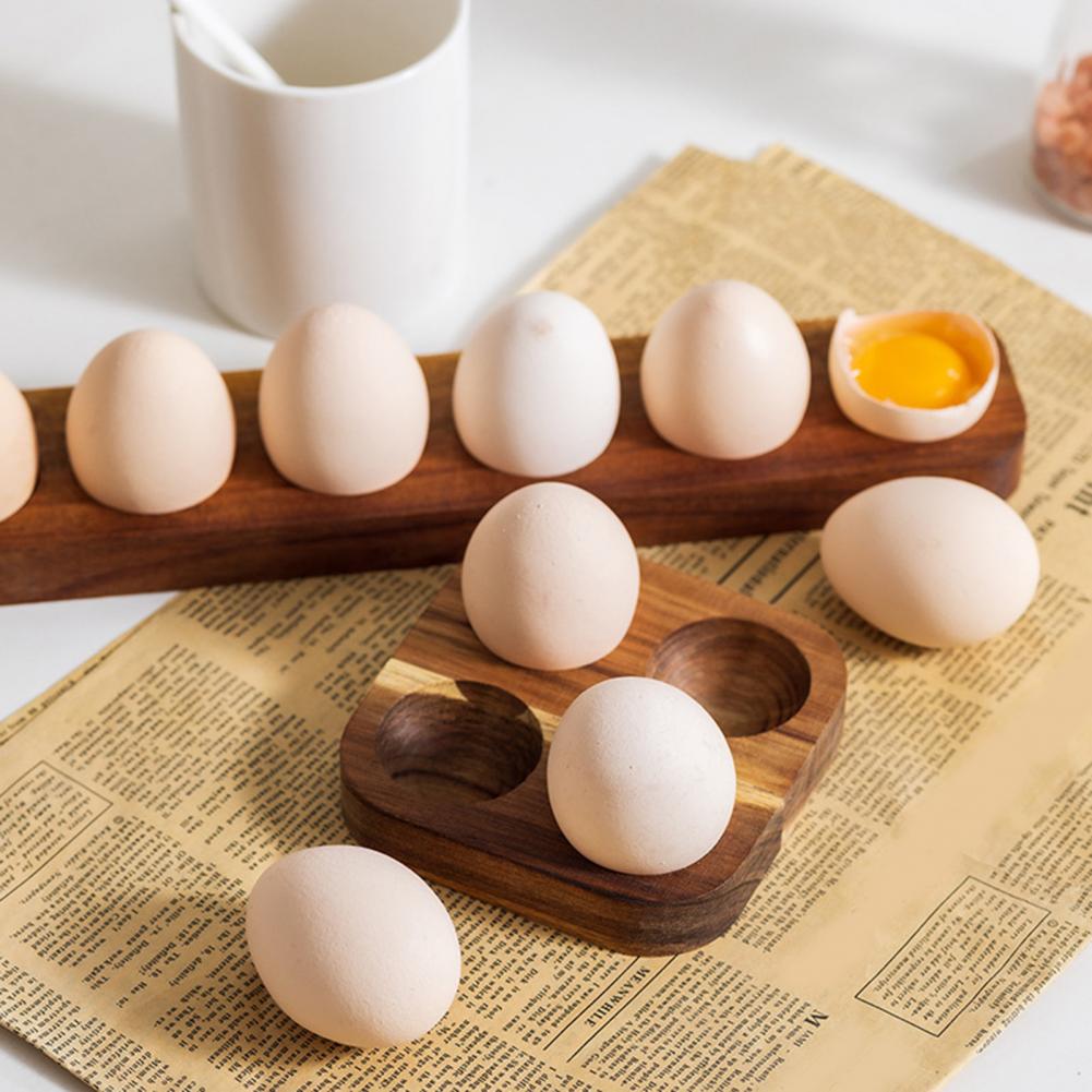 حامل بيض خشبي 32/11 سم، صينية  - مراجعة Kitchen Gadgets Holder وسعره