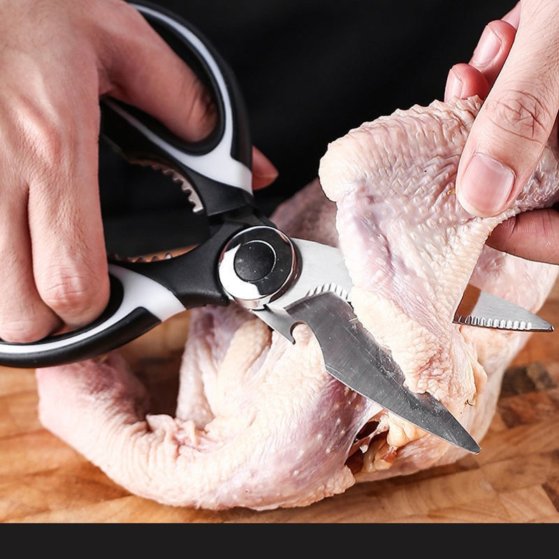 مقص المطبخ الفولاذ المقاوم للص - مراجعة Kitchen Gadgets Latest وسعره
