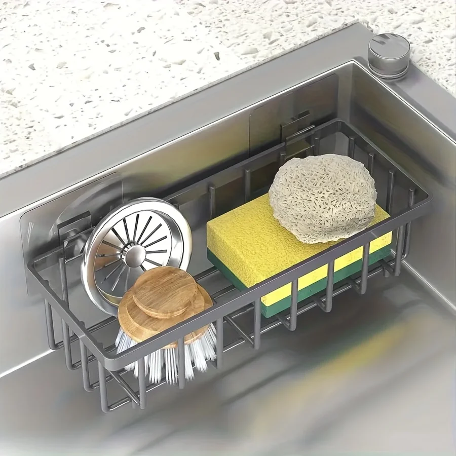 منظم حوض المطبخ سهل التركيب، ل - مراجعة Kitchen Gadgets Holder وسعره
