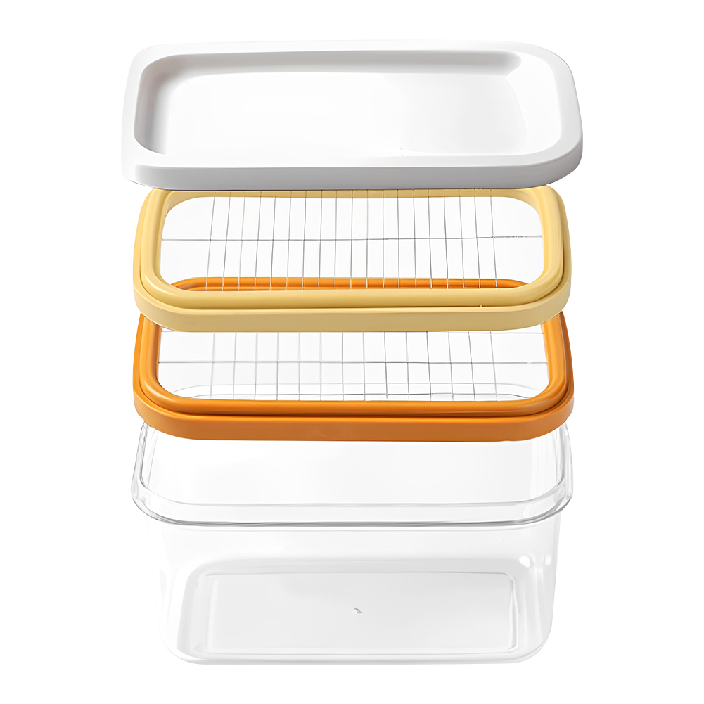 الثلاجة طبق زبدة صندوق مع غطاء - مراجعة Kitchen Gadgets Storage وسعره