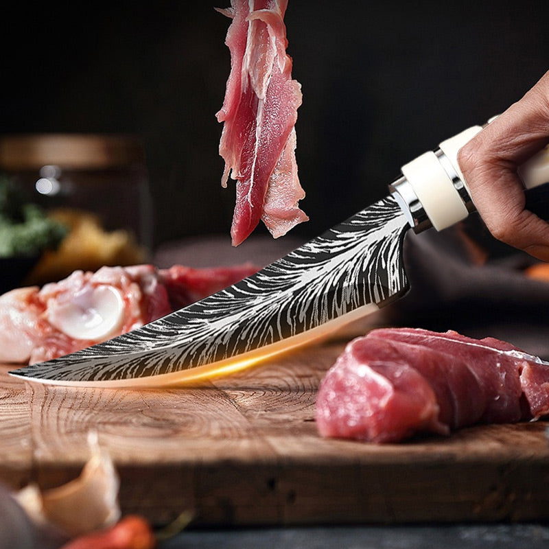 سكين نسيج جديد لعام 2025 مع غط - مراجعة Kitchen Gadgets New 2025 وسعره