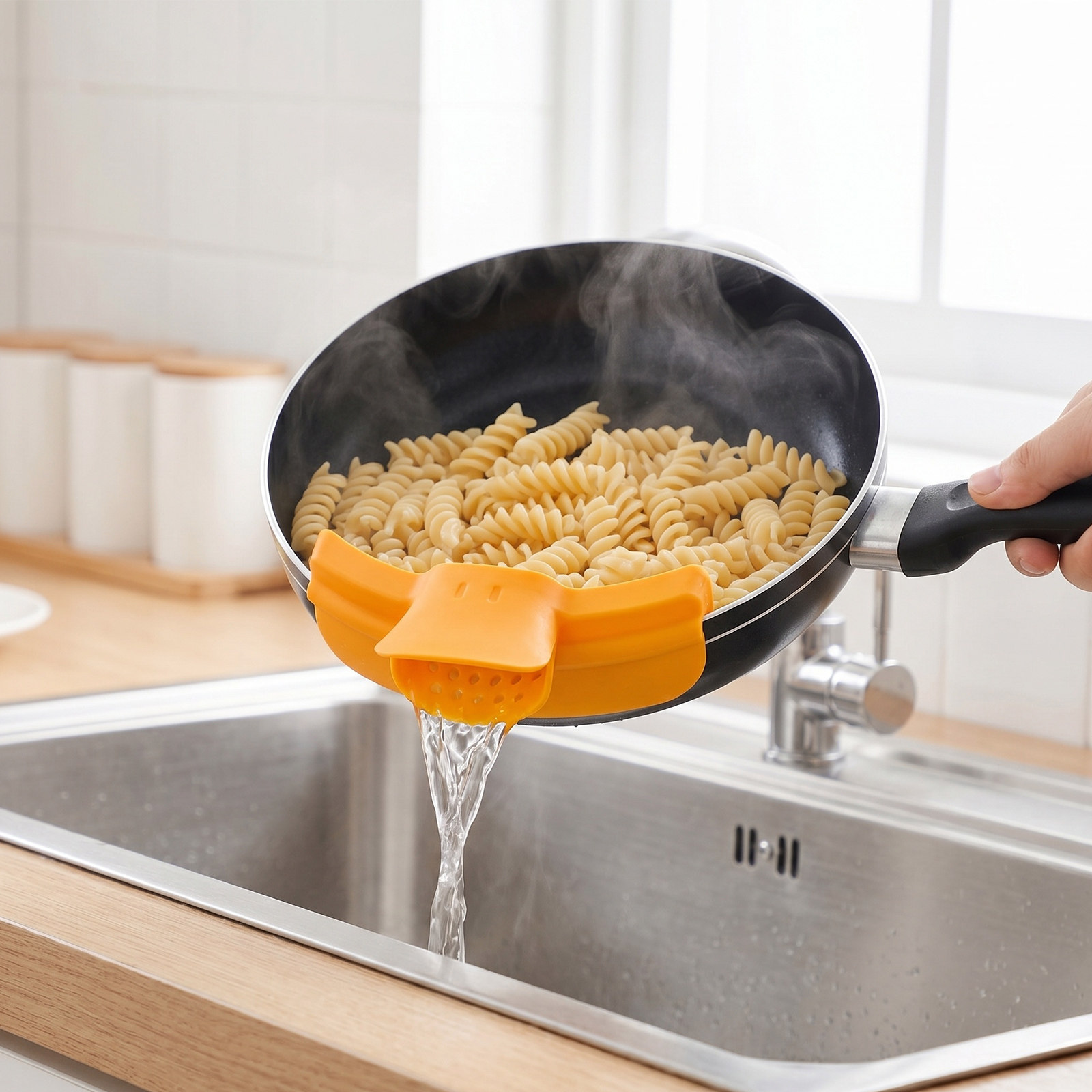 قمع صب الحساء يُثبت على حافة ا - مراجعة Kitchen Gadgets Made In Usa وسعره