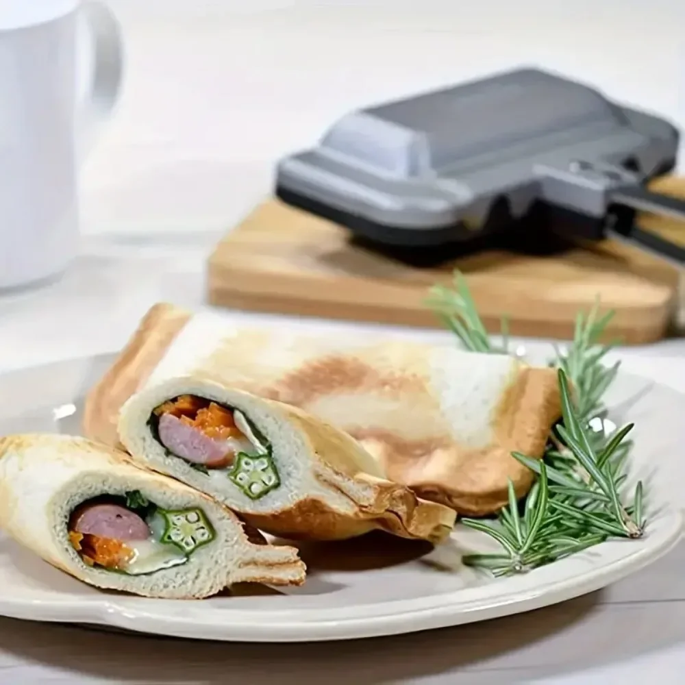 مقلاة ساندويتش مزدوجة الجوانب  - مراجعة Breakfast Sandwich Maker وسعره