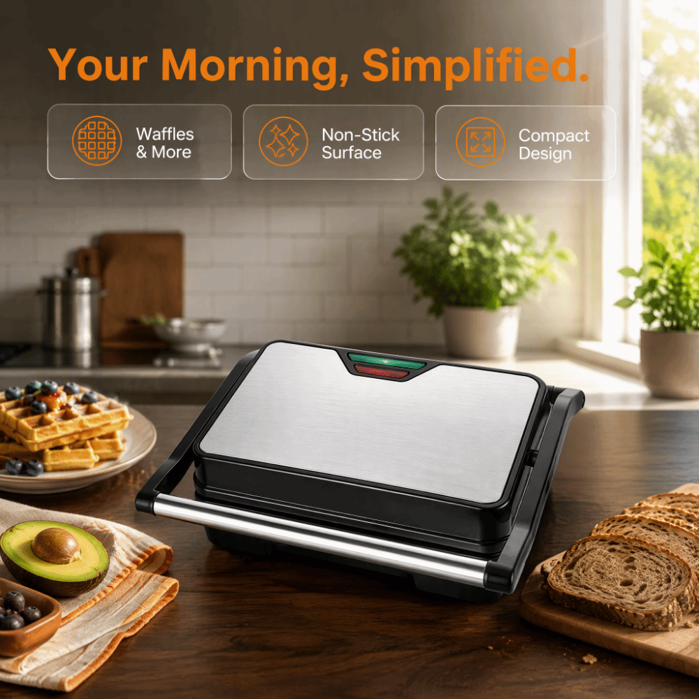 محمصة ساندويتش غير لاصقة متعدد - مراجعة Breakfast Sandwich Maker وسعره