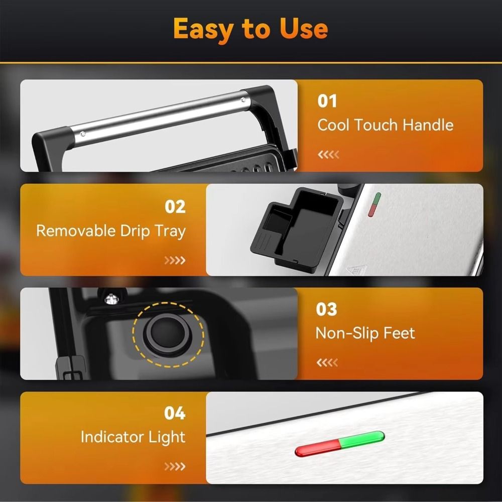 محمصة ساندويتش غير لاصقة متعدد - مراجعة Breakfast Sandwich Maker وسعره
