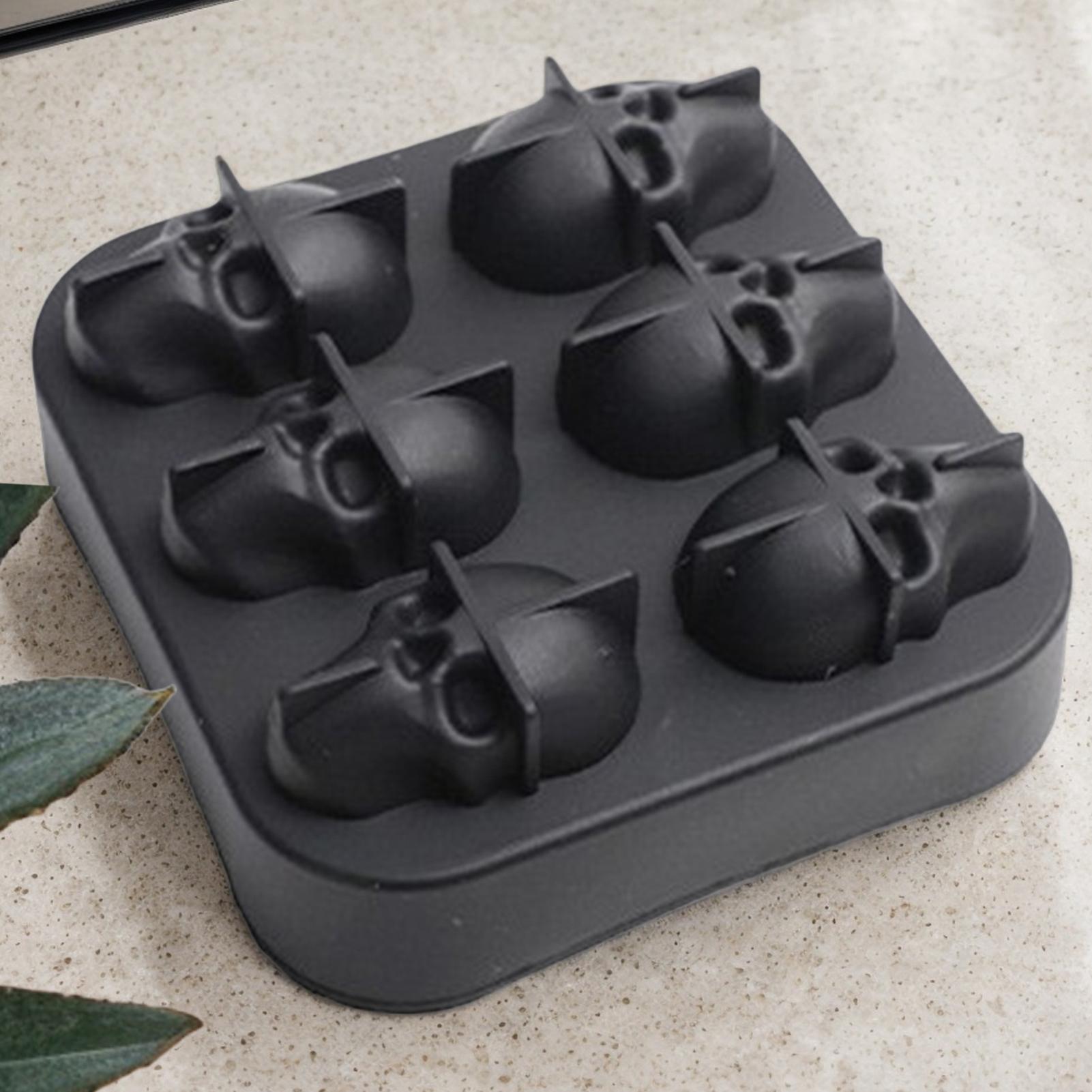 هالوين الجمجمة قالب الثلج ثلاث - مراجعة Kitchen Gadgets Holder وسعره