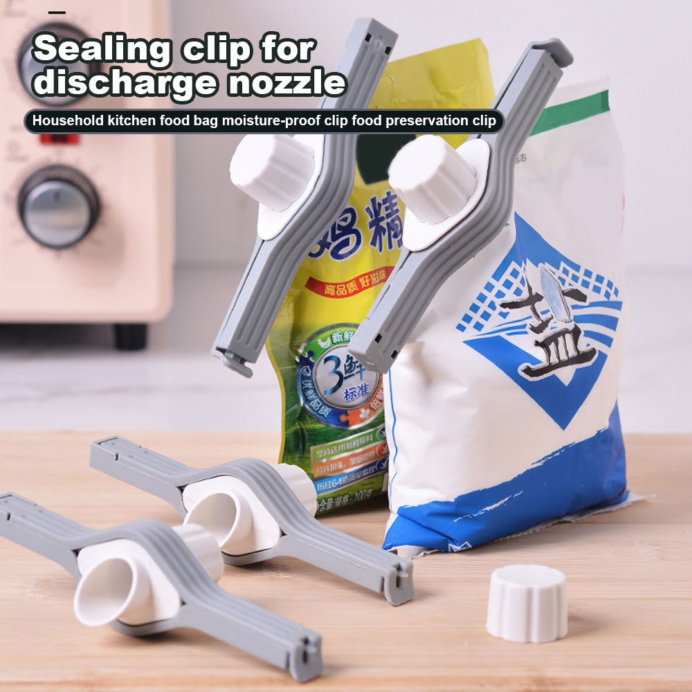 مشابك عزل أكياس الطعام مع فوها - مراجعة Kitchen Gadgets Latest وسعره